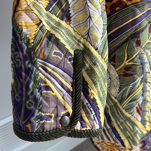 Vintage  Salvatore Ferragamo Tiger Jungle Print Art Jacket size Medium - Picture 9 of 15